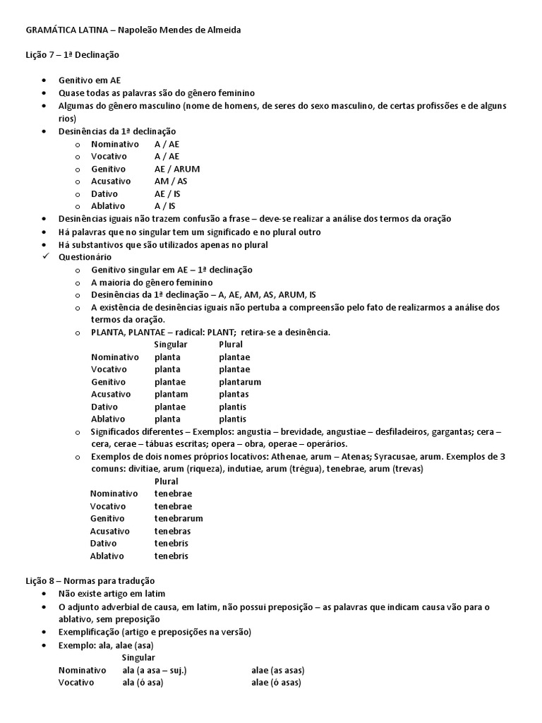 3. Gramática Latina.pdf, PDF, Latim