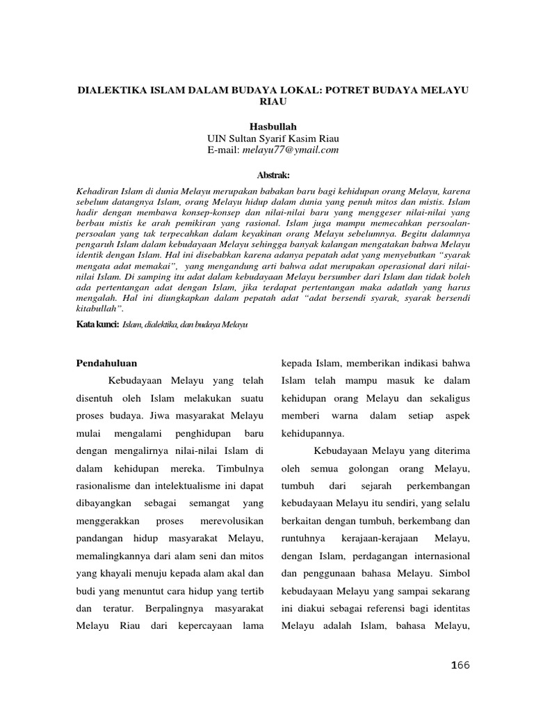 Budaya Melayu Riau Pdf