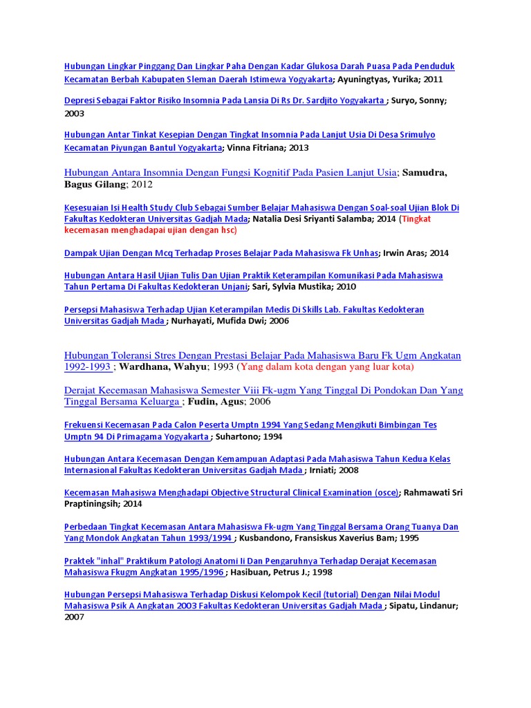 Judul Skripsi Ugm