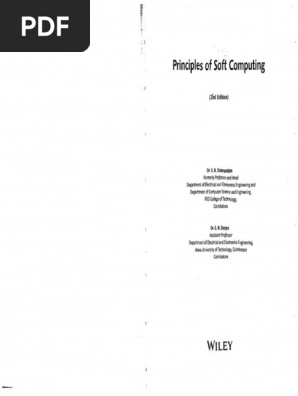 Principles of soft computing sivanandam deepa ebook download torrent