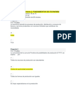 Quiz 1 Semana 3 Fundamentos de Economia