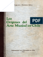 Los orígenes del arte musical en Chile