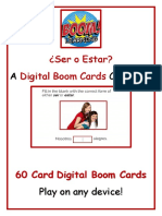 Boom Cards Preview Ser o Estar A Boom Cards Challenge