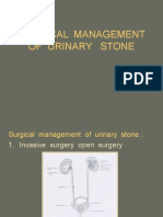 Surgical Management of Urinary Stone
