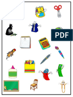 School Objects Blank