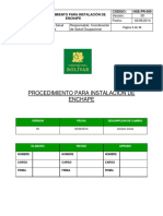 Instalación de enchape segura en