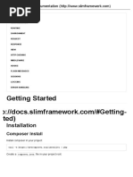 Slim Framework Documentation
