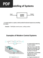 Control System Modelling of Systems