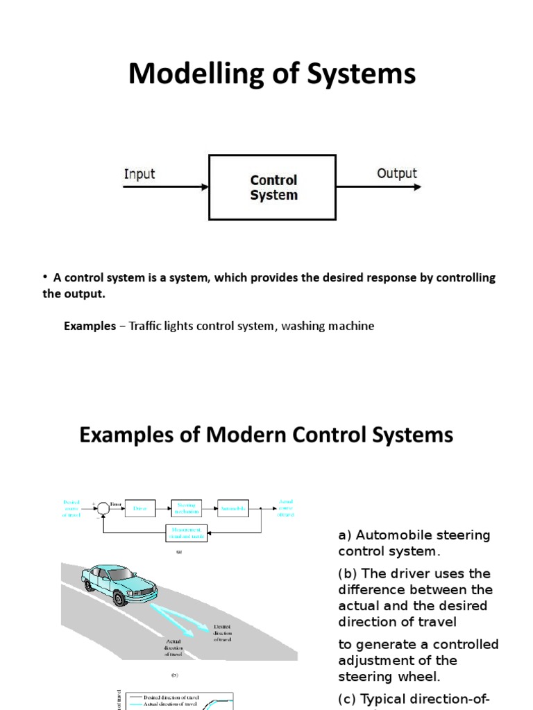 Control System Modelling of Systems | PDF | Control System | Feedback