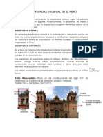 Arquitectura colonial en el Perú: estilos y características