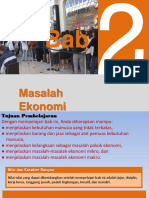 Bab 02 Masalah Pokok Ekonomi Dan Sistem Perekonomian X