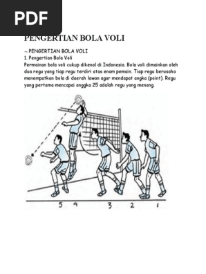 Pengertian Bola Voli Docx