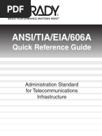 Standard - TIA 606 | PDF | Cable | Telecommunications