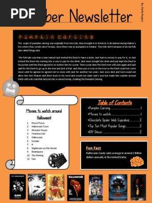 october newsletter