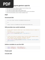 Geetest Installation