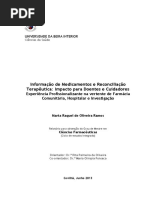 Informação de Medicamentos e Reconciliação Terapêutica_Impacto Para Doentes e Cuidadores - Marta Raquel de Oliveira Ramos