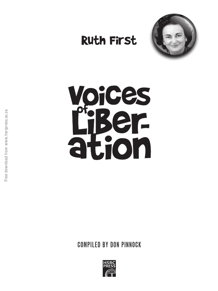 Ruth First - Entire Ebook | PDF | Nelson Mandela | Politics Of South Africa