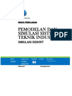 Modul Pemodelan Dan Simulasi Sistem Industri [TM5]