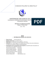 Proyecto de Negocio Polleria Usil