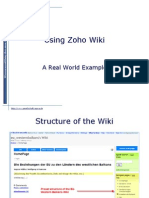 Zoho Wiki Tutorial