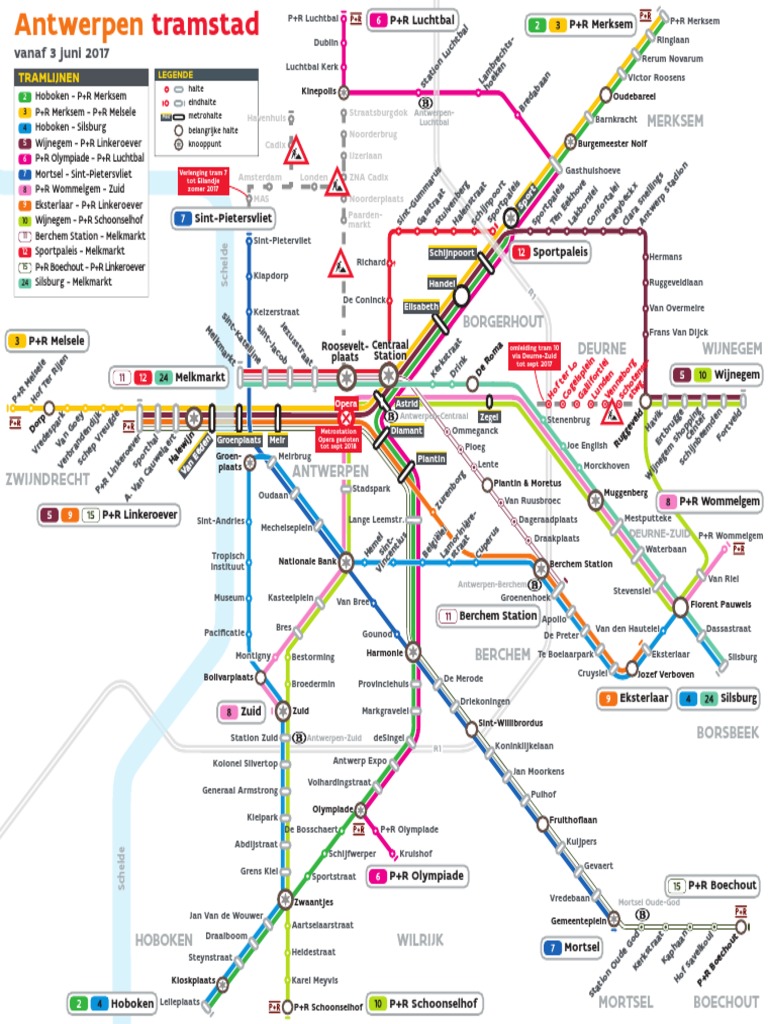 Antwerp Tram Network PDF PDF