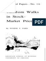 Random Walks in Stock Market Prices  EUGENE F. FAMA  - Thierry Polla