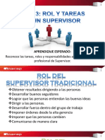 CLASE 3° CARACTERISTICAS Y RESPONSABILIDADES DE UN SUPERVISOR