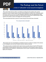 Review of 'Unfounded' Sexual Assault Cases