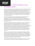 Download Information Sheet - Flawless Face and Body Clinic by blueangel_mnl SN35953734 doc pdf