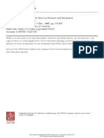 Rivero (1986) Parameters in The Typology of Clitics in Romance and Old Spanish PDF