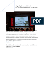El Futuro Ágora Bogotá y La Sostenibilidad Latinoamericana en La Segunda Jornada de Ekotectura 2016