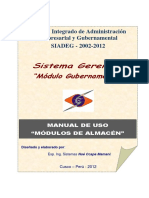 Manual Gerencial - Gubernamental - Almacen