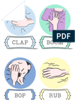 Tarjetas de Percusión Corporal PDF