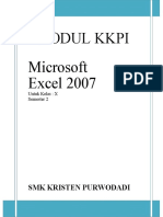 Modul Ms Excel 2007 Kelas X