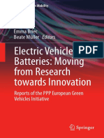Electric Vehicle Batteries - Moving From Research Towards Innovation - Reports of The PPP European Green Vehicles Initiative-Springer (2015) PDF