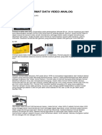 Format Data Video Analog