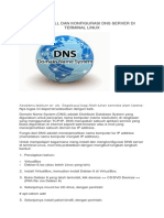 Cara Install Dan Konfigurasi DNS Server Di Terminal Linux
