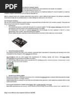 Computer Hardware Summary