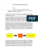 La evaluación basada en competencias