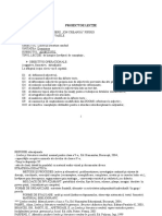 Proiect de Lecţie Şcoala de Arte Şi Meserii Ion Creangă" Pipirig