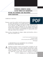 O Mercado Sagrado Identidade e Territorialidade Entre Afro-Religiosos