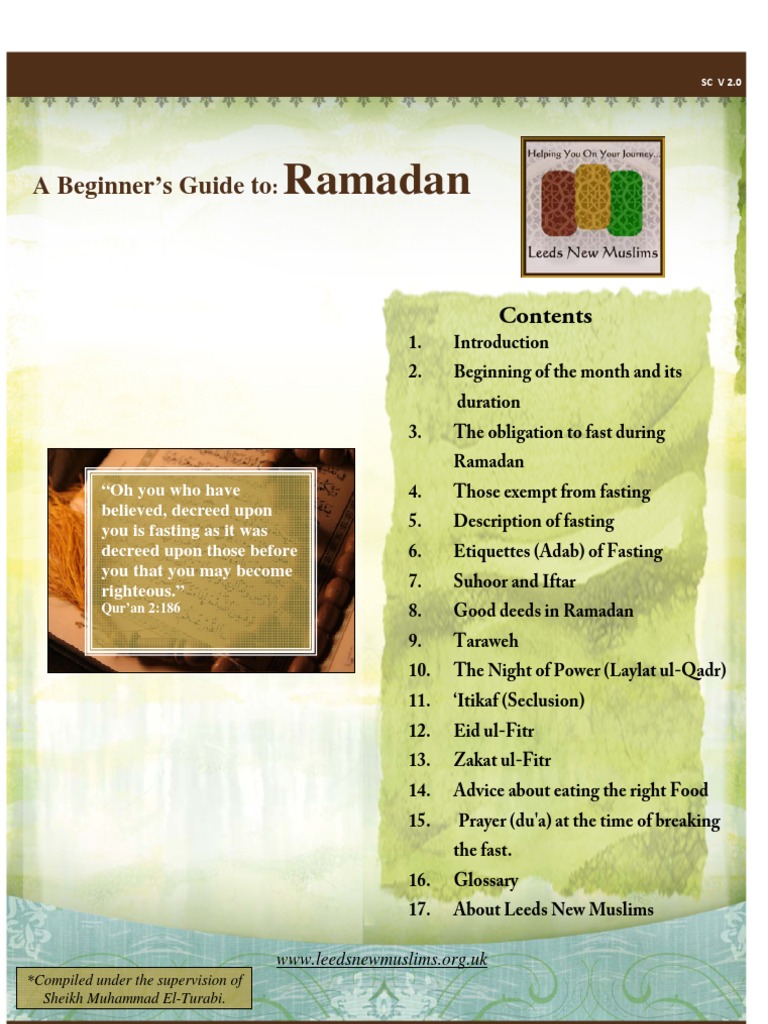 Ramadan intelligence overview
