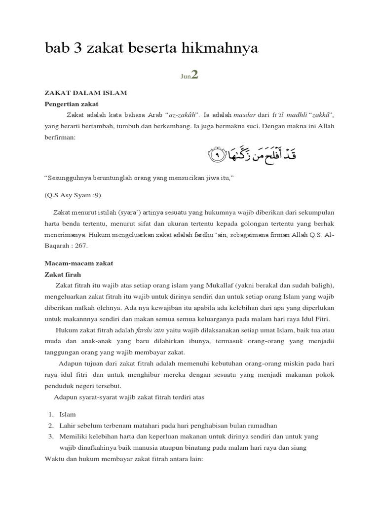 Beberapa Golongan Yang Berhak Menerima Harta Zakat Yang Disebut Sebutkan Itu