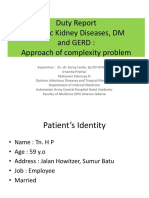 Duty Report Chronic Kidney Diseases, DM and GERD: Approach of Complexity Problem
