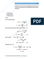 Simple Interest and Compound Interest Practice Questions