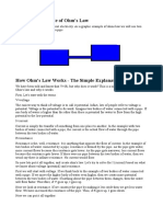 Ohm's Law Explanation