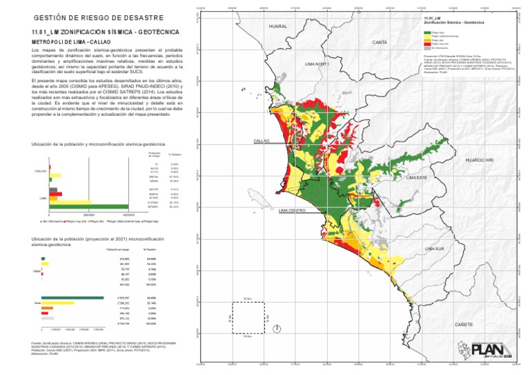 Mapa de Zonificación Sísmica Lima | PDF | Lima | Science
