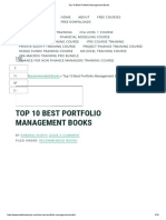 Top 10 Best Portfolio Management Books