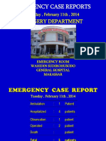 Surgery Department: Emergency Case Reports