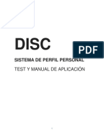 Test y Manual de Aplicacion Disc